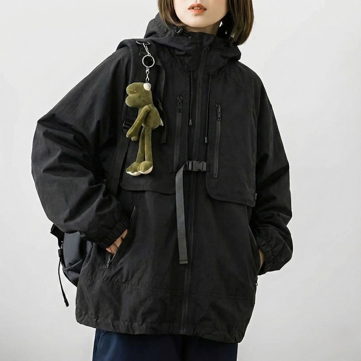 ジップアップ マルチポケット マウンテンジャケット（2Colors）- A130