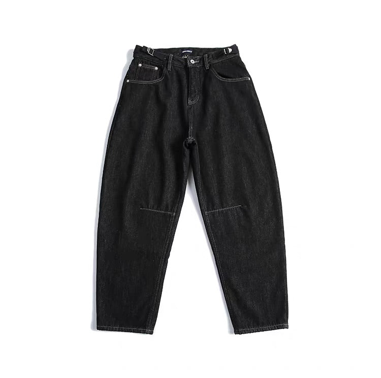 立体パターン ウォッシュドデニムパンツ（1Color）260125