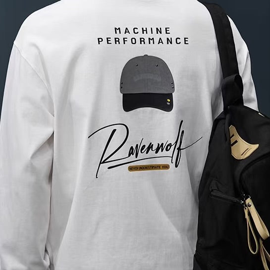 キャップモチーフ ヘビーウェイト ロングTシャツ（1Color）260260