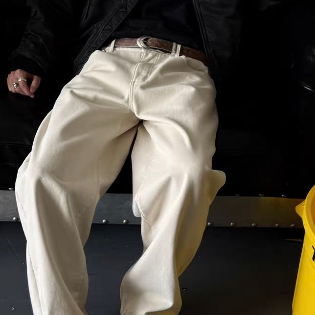 ヘビーウェイト 裏起毛 ストレートパンツ（4Colors）260008