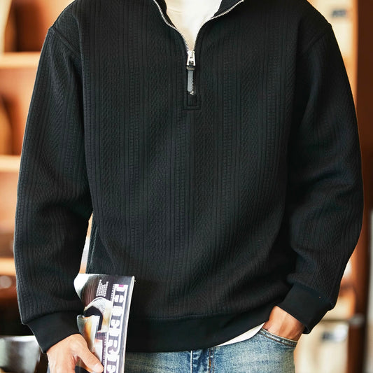 裏起毛 ハーフジップ プルオーバー（2Colors）250999