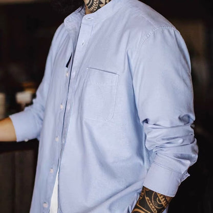 ベーシック スタンドカラーシャツ（2Colors）260116