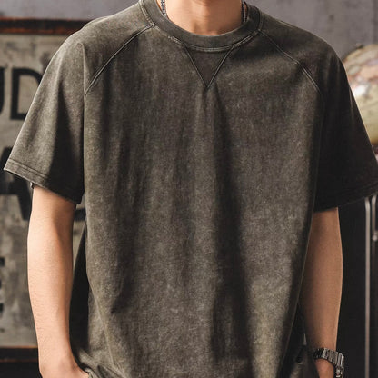 レトロ Vガゼット ウォッシュドTシャツ（3Colors）260288
