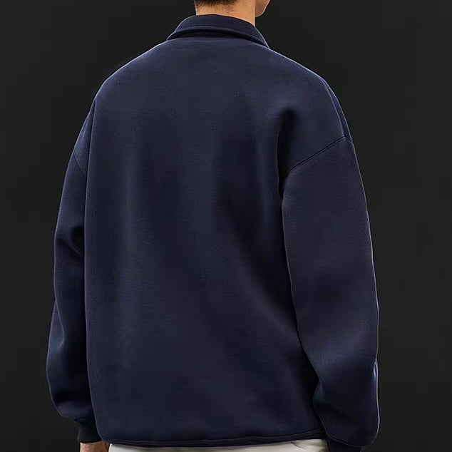 ヘビーウェイト ポロカラースウェット（5Colors）240811