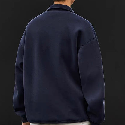 ヘビーウェイト ポロカラースウェット（5Colors）240811