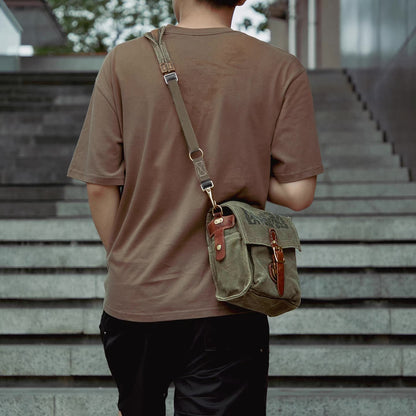 レトロ キャンバス ミニショルダーバッグ（1Color）260162