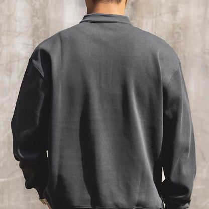 ヘンリーネック スウェットプルオーバー（3Colors）260209