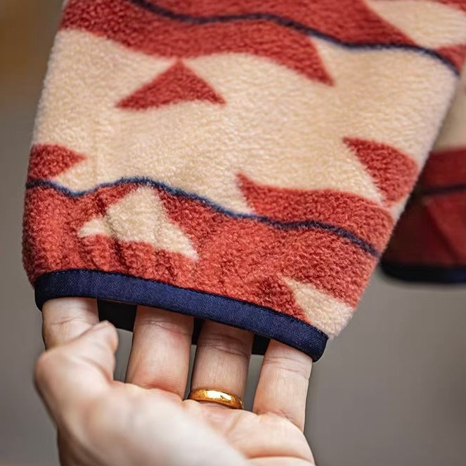 ネイティブ柄 フリースジャケット（1Color）260038