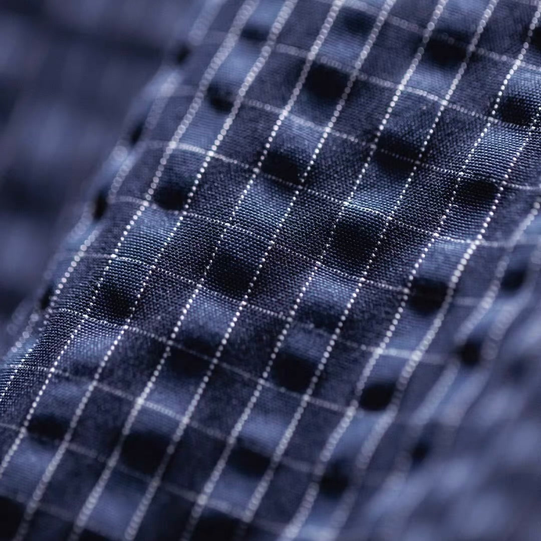 チェック ハーフジップ ライトジャケット（1Color）260197