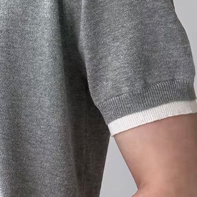 リネン混 シンプル フェイクレイヤードTシャツ（3Colors）260540