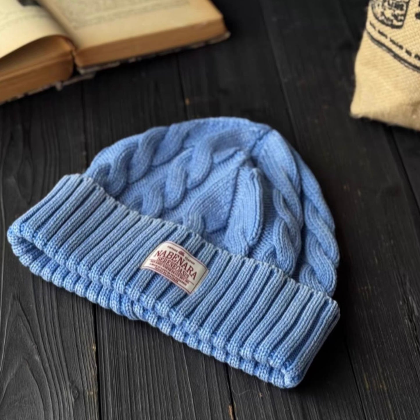 ウォッシュド ケーブルニット帽（5Colors）260020