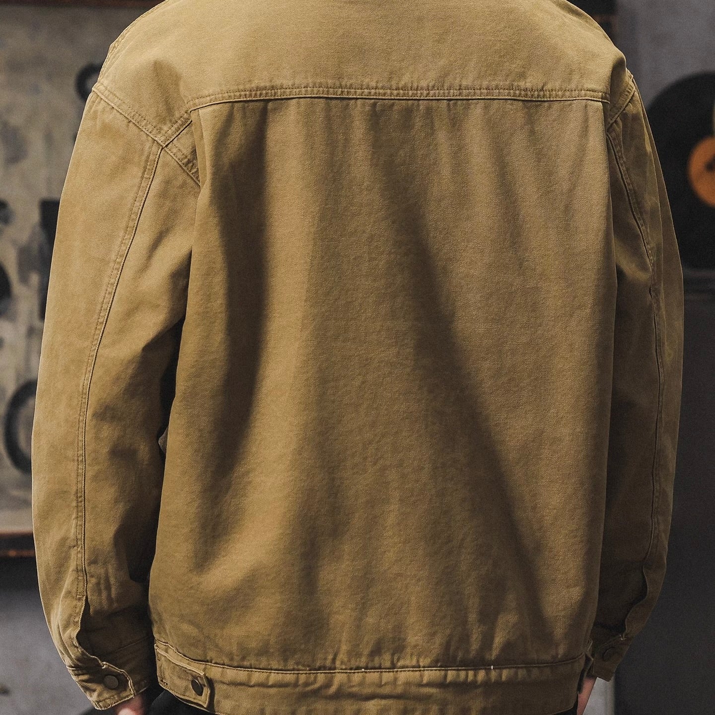 レトロ 襟ボア ワークジャケット（2Colors）251018