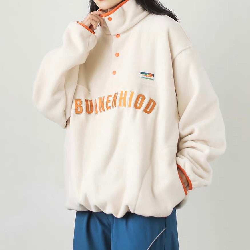 オーバーサイズ フリース プルオーバー（5Colors）250867