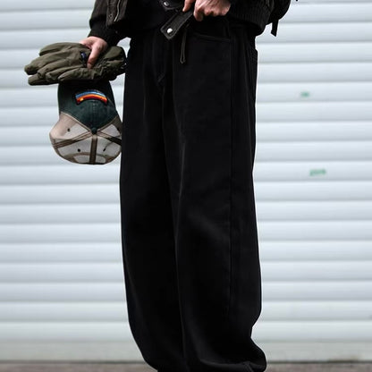 ヘビーウェイト 裏起毛 ストレートパンツ（4Colors）260008