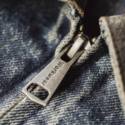 ウォッシュドデニム フルジップジャケット（1Color）260022