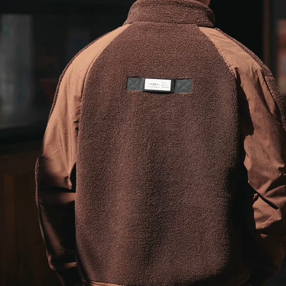 異素材MIX スタンドカラー ワークジャケット（2Colors）250931