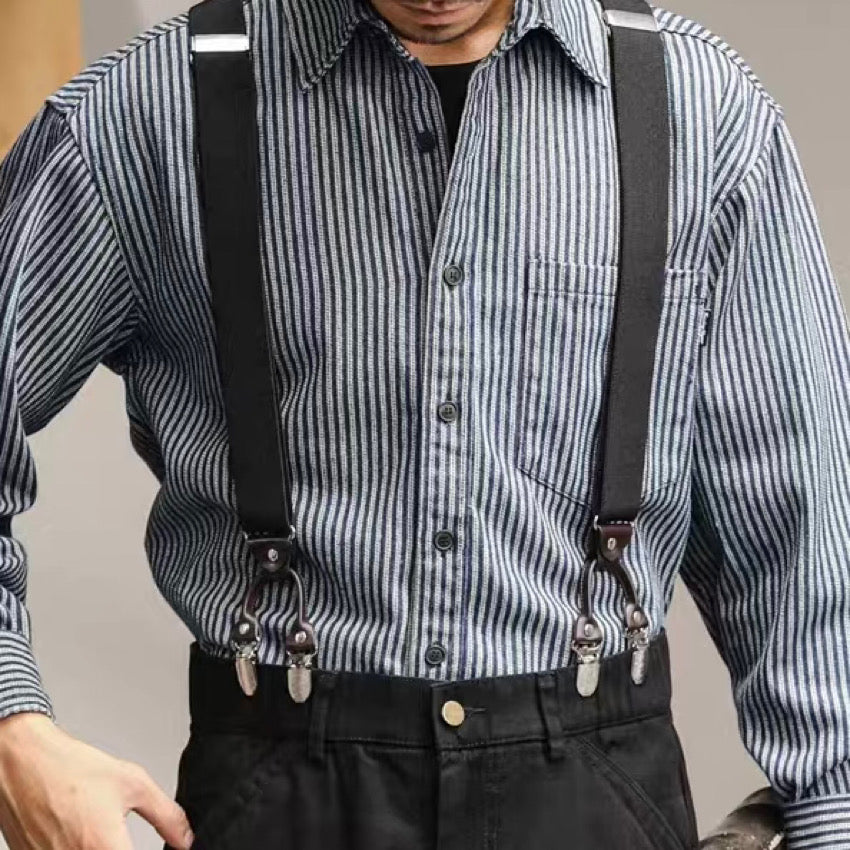 クラシック ダブルクリップ サスペンダー（4Colors）240281 – Champyee