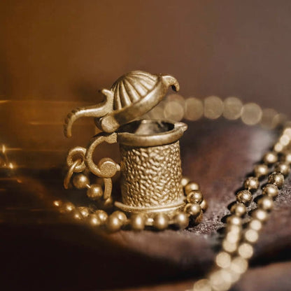 ティーポットモチーフ レトロ ネックレス（1Color）260089