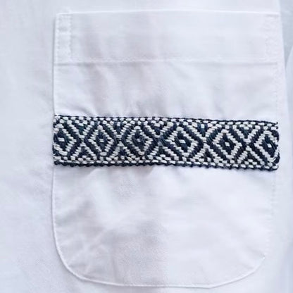 エスニック刺繍入り 長袖シャツ（2Colors）260216