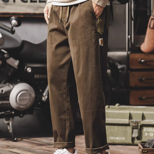 パッチワーク イージー カジュアルパンツ（2Colors）260100