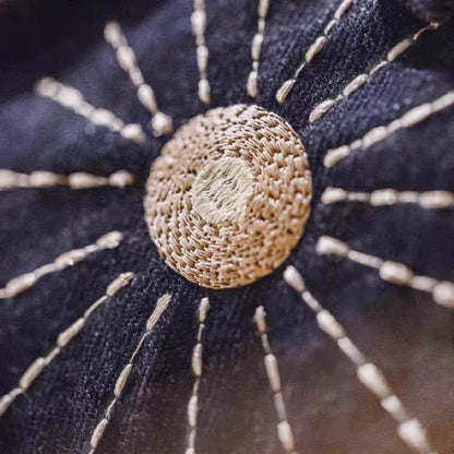 刺繍 デニム ミニポーチ（1Color）250127