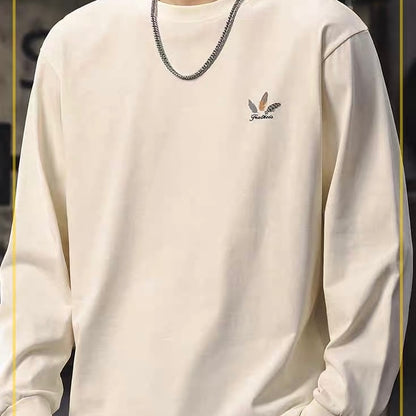 サークル 羽モチーフ 長袖Tシャツ（3Colors）250788