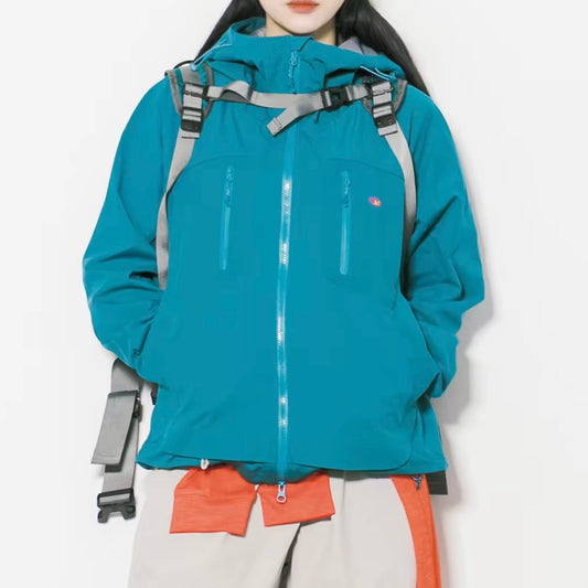 撥水 シンプル フード付ジャケット（8Colors）260294