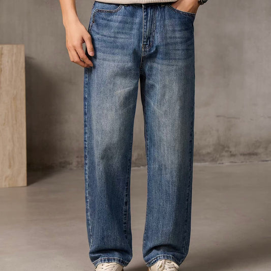 デザインポケット ウォッシュドデニムパンツ（1Color）260057