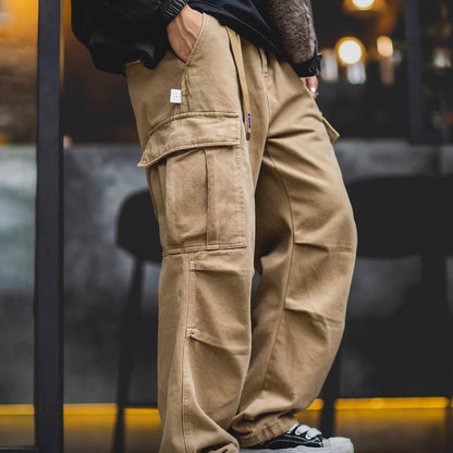 ベルト付 ワイド カーゴパンツ（5Colors）251060