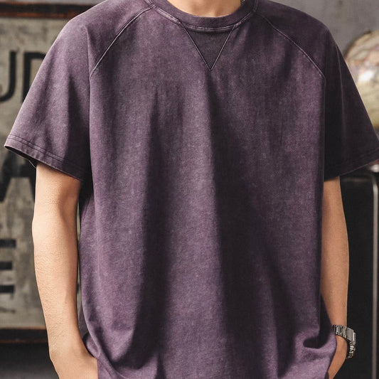 レトロ Vガゼット ウォッシュドTシャツ（3Colors）260288