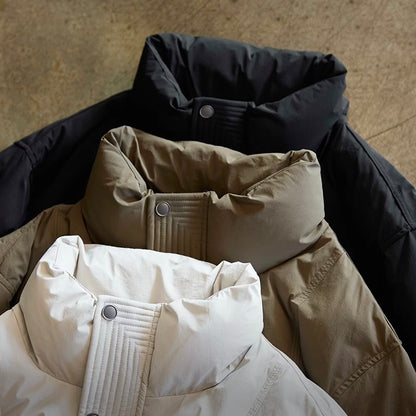 防寒 スタンドカラー ダウンジャケット（3Colors）250929