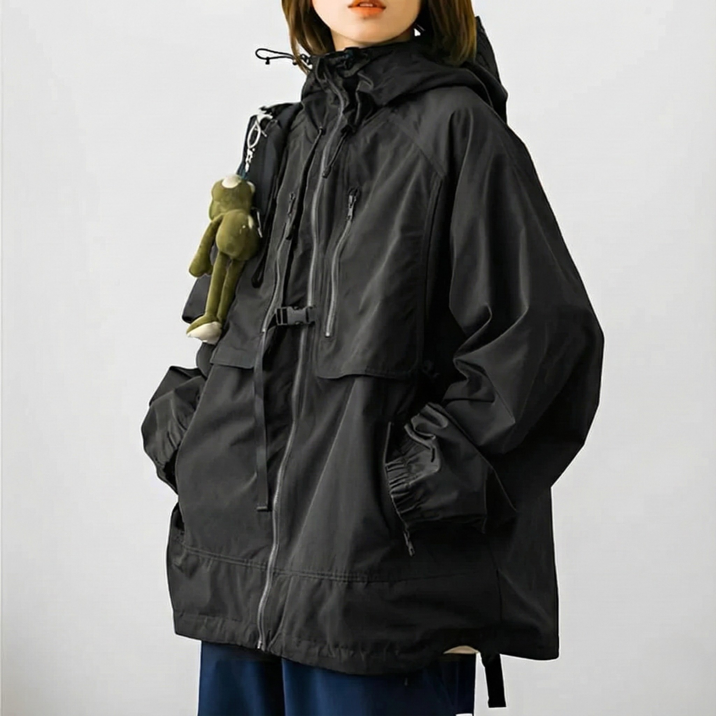 ジップアップ マルチポケット マウンテンジャケット（2Colors）- A130