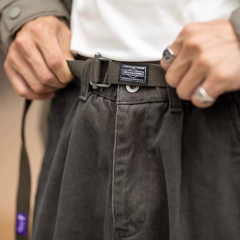 ベルト付 ワイド カーゴパンツ（5Colors）251060