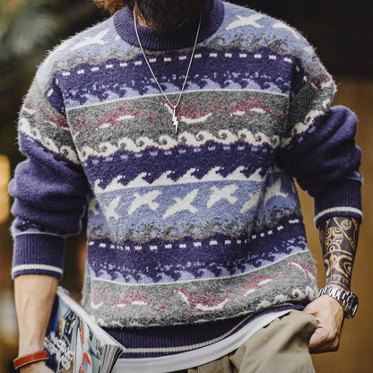 マリンモチーフ ニットプルオーバー（1Color）250989