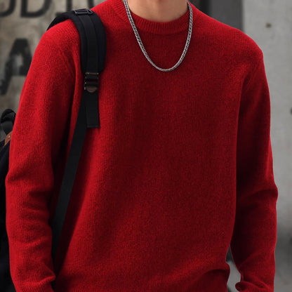 シンプル リラックスフィット セーター（4Colors）260035