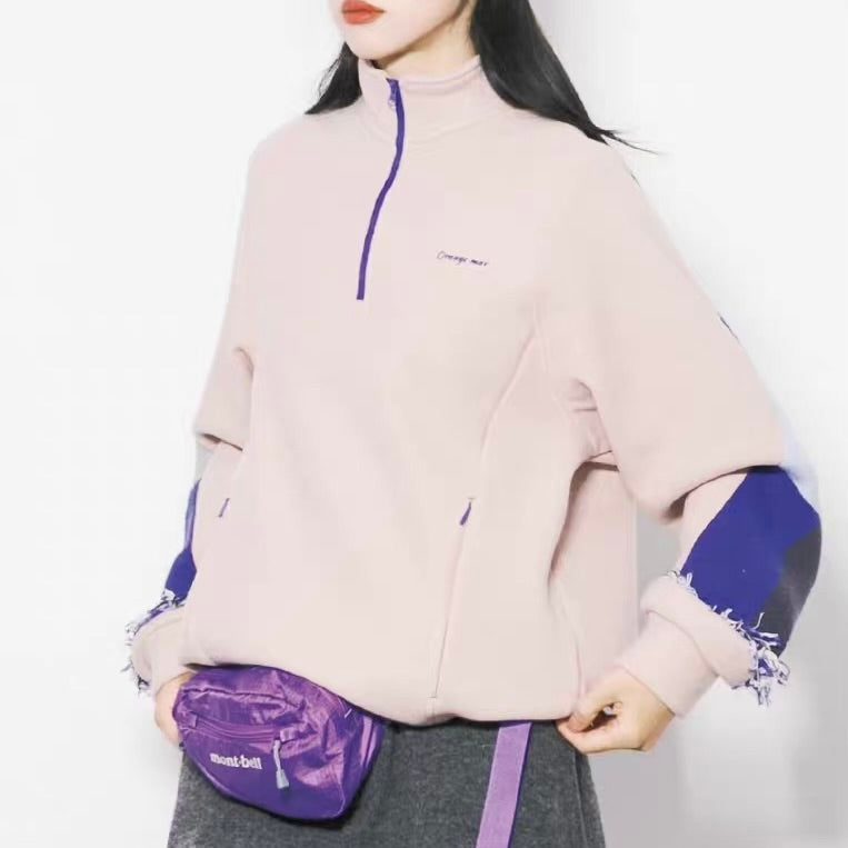 アクセントカラー スタンドネック プルオーバー（3Colors）251065