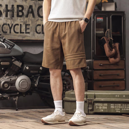 スリーライン スウェット ハーフパンツ（5Colors）260369