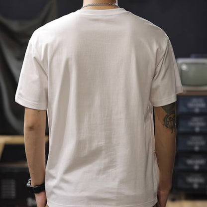 パッチワーク ステッチ入りTシャツ（3Colors）250511