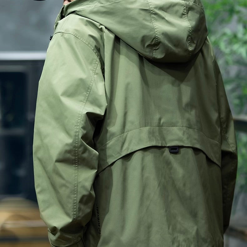 防風 フード付カジュアルジャケット（3Colors）251022