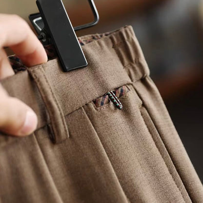 ツータック ストレート カジュアルパンツ（1Color）260256