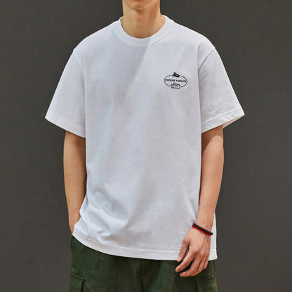 アウトドアイラスト シンプルTシャツ（2Colors）250609