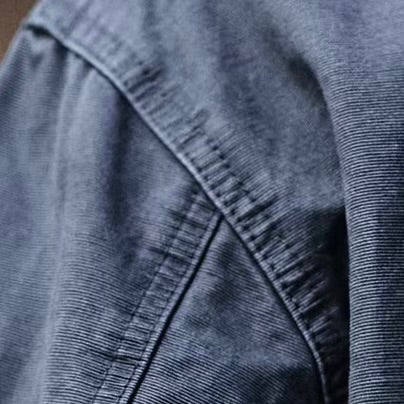 コーデュロイ襟 フルジップ ワークジャケット（1Color）260106