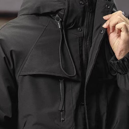 マルチポケット フード付 ワークダウンジャケット（3Colors）251043