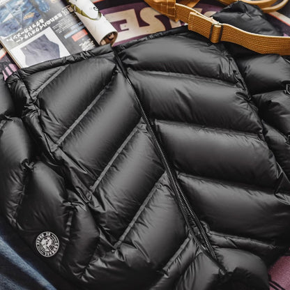 V字型 スタンドカラー ダウンジャケット（1Color）250990