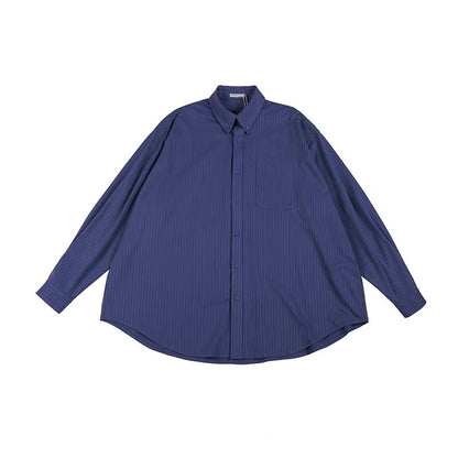 ルーズ ストライプ オーバーサイズシャツ（8Colors）260159