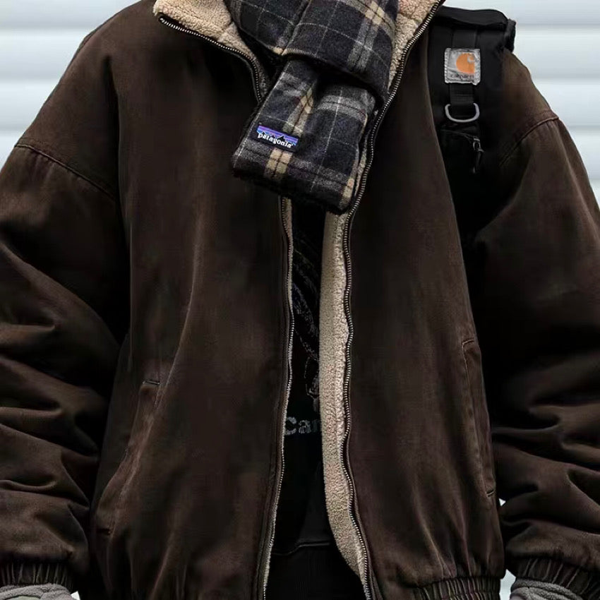 裏ボア スタンドネック 防寒ジャケット（3Colors）241122 – Champyee