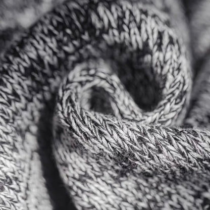 ショールカラー パッチワーク ニットプルオーバー（1Color）251080