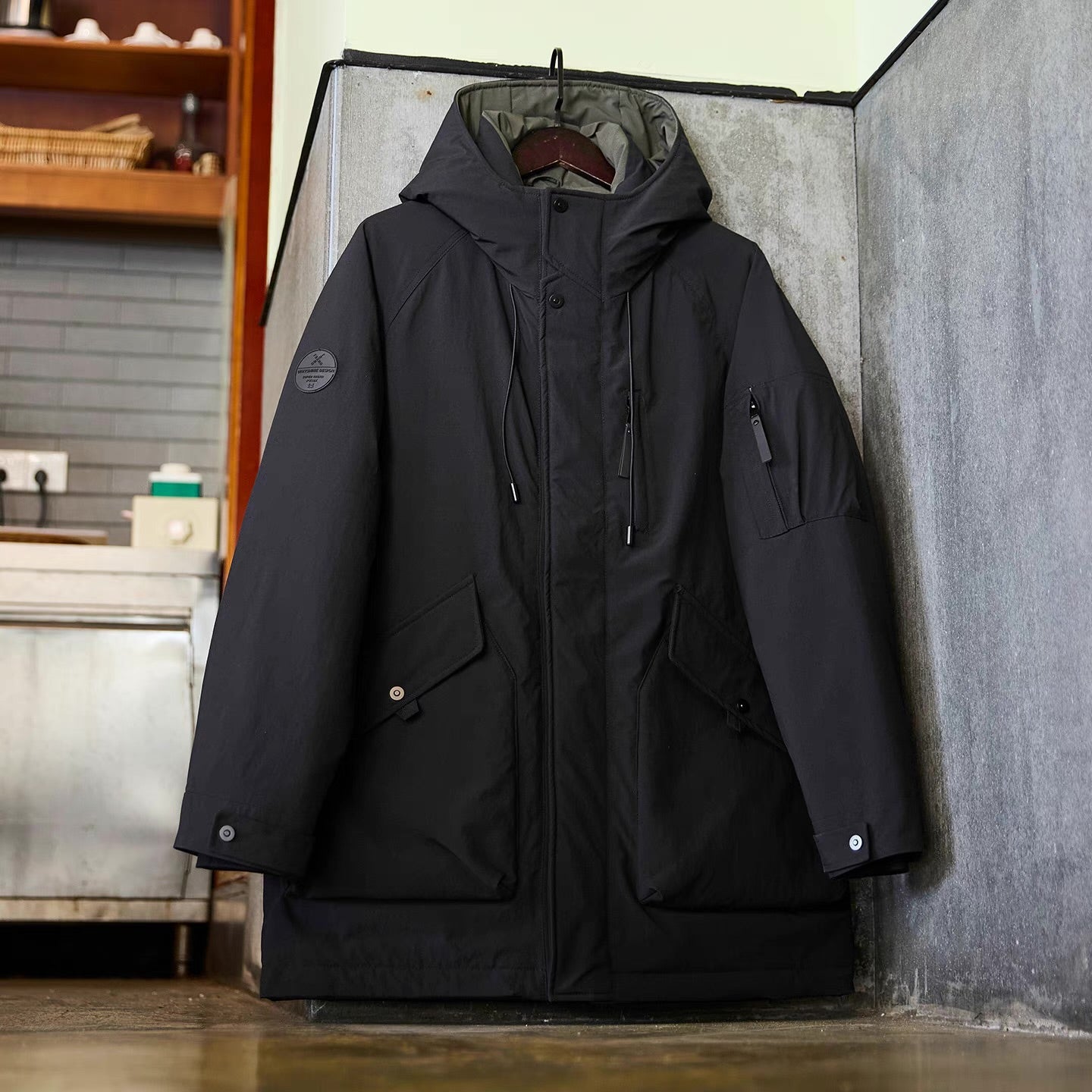 ミドル丈 ワークダウンジャケット（2Colors）251023