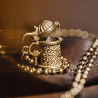 ティーポットモチーフ レトロ ネックレス（1Color）260089