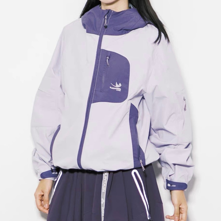 撥水 アクセントカラー フード付ジャケット（5Colors）250865